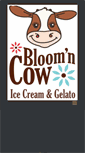 Mobile Screenshot of bloomncowicecream.com